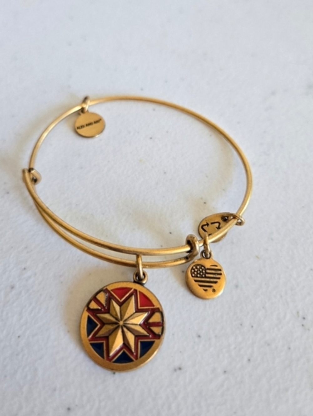 Captain Marvel Alex & Ani Bracelet